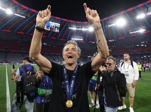 巴黎单场欧冠决赛进5球，多于此前法国球队欧冠决赛进球总和